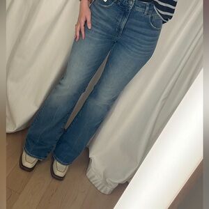 Madewell Blue Flare Jeans